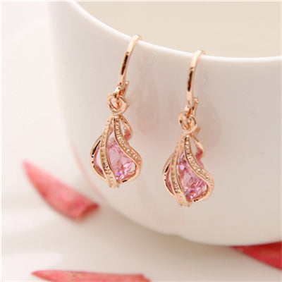 Cubic Zirconia Drop Earrings