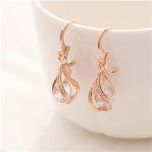 Load image into Gallery viewer, Cubic Zirconia Drop Earrings