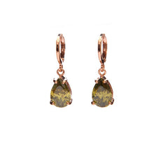 Load image into Gallery viewer, Cubic Zirconia Drop Earrings