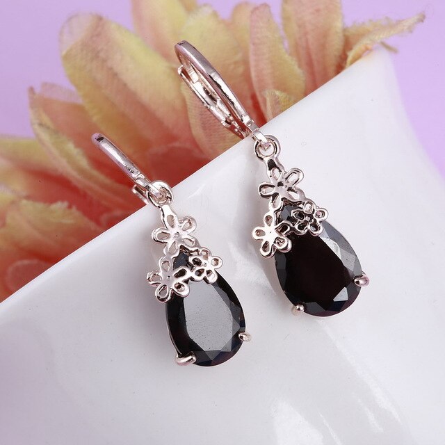 Jewelry Wedding Gold Dangle Drop Earrings