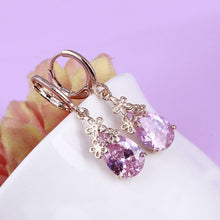 Load image into Gallery viewer, Jewelry Wedding Gold Dangle Drop Earrings