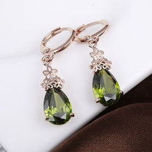 Load image into Gallery viewer, Jewelry Wedding Gold Dangle Drop Earrings
