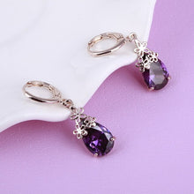 Load image into Gallery viewer, Jewelry Wedding Gold Dangle Drop Earrings