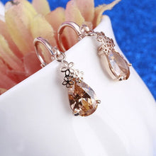 Load image into Gallery viewer, Jewelry Wedding Gold Dangle Drop Earrings