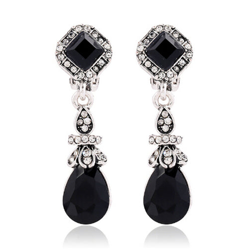 New Fashion Party Dresses Bohemia Style Crystal Beads Statement Drop Earrings