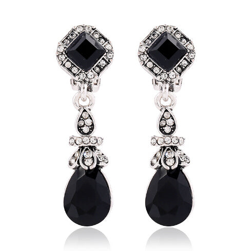 New Fashion Party Dresses Bohemia Style Crystal Beads Statement Drop Earrings