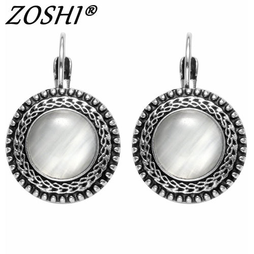 Fashion Jewelry Tibetant Silver Earring