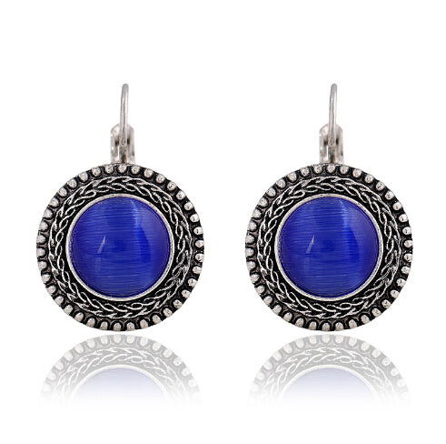 Fashion Jewelry Tibetant Silver Earring