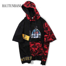 Load image into Gallery viewer, Harajuku Streetwear Hooded Tshirts