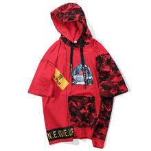 Load image into Gallery viewer, Harajuku Streetwear Hooded Tshirts