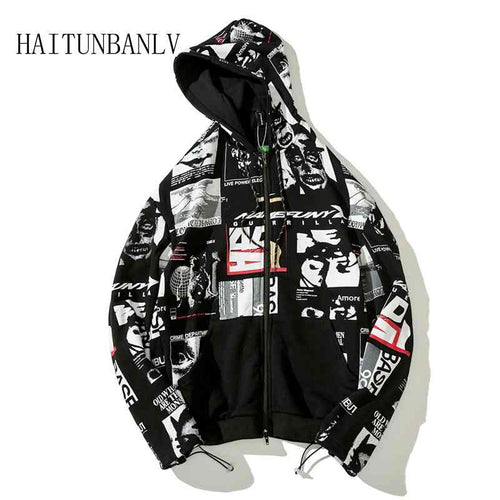Newspaper Coat Hooded Sweatshirt